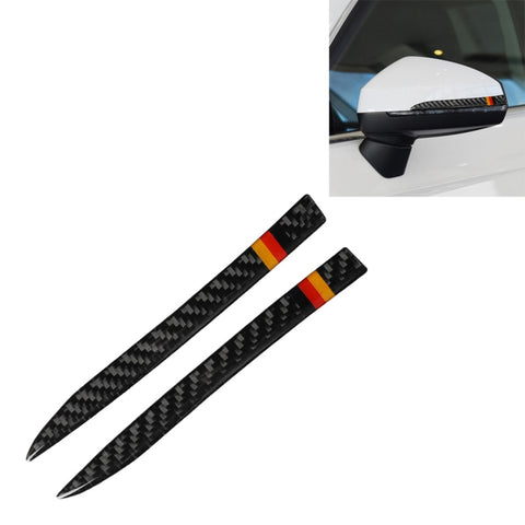 Striscia anticollisione par specchietto retrovisore en fibre de carbone pour auto pour Audi A6 S6 C7 A7 S7 4G8 2012-2018, guide vers la sortie et la sinistre universelle, rétroviseur