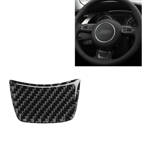 Adhésif décoratif pour volant en fibre de carbone pour voiture pour Audi A6 S6 C7 A7 S7 4G8 2012-2018, guide de route et de direction universel, volant