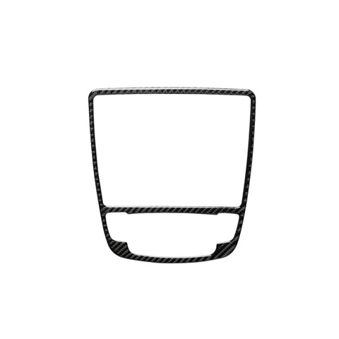 Autocollant décoratif pour panneau de changement de vitesse en fibre de carbone pour voiture, pour Audi A6 S6 C7 A7 S7 4G8 2012-2018, guide de sortie et de direction universel, changement de vitesse