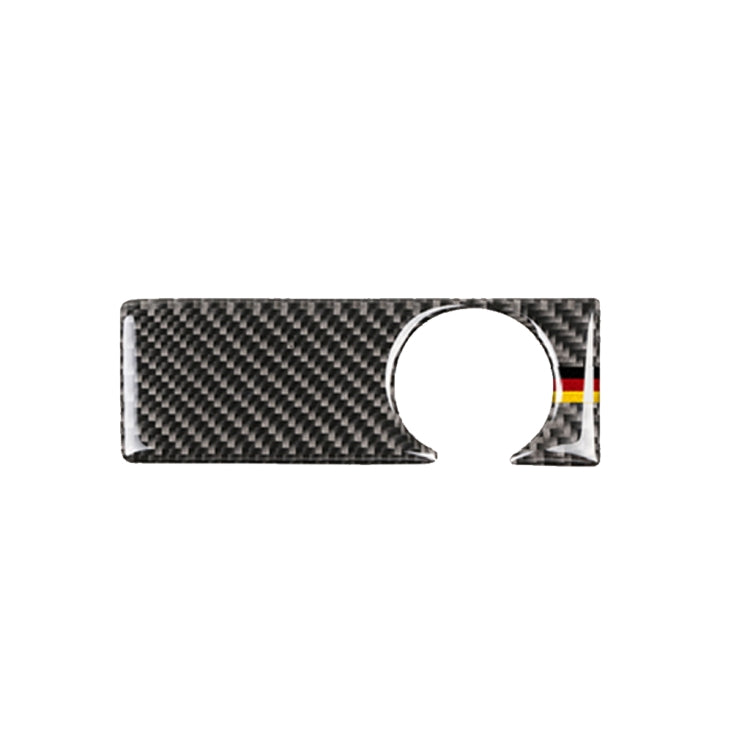 Car Carbon Fiber German Flag Color Keyhole Decorative Sticker for Audi A6 2005-2011, Left Drive, Keyhole, Left Drive