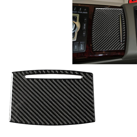 Adhésif décoratif pour le couvercle de la tasse de l'eau en fibre de carbone pour voiture pour Audi A6 2005-2011, guide pour la destra ea sinistra universale, couvercle de tasse d'eau