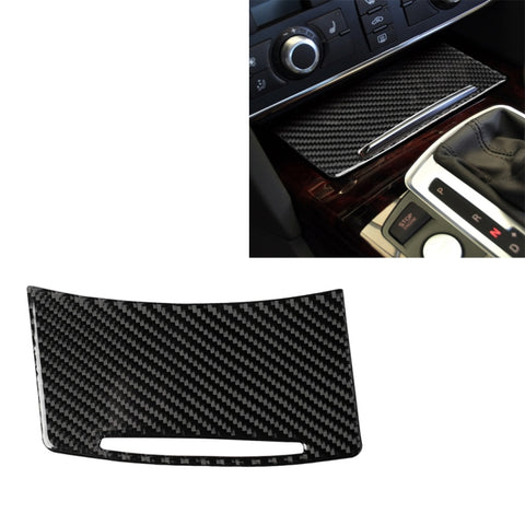 Adhésif décoratif pour porte-bagages de couverture de voiture en fibre de carbone pour Audi A6 2005-2011, guide à sinistre, housse de rangement, conduite à gauche
