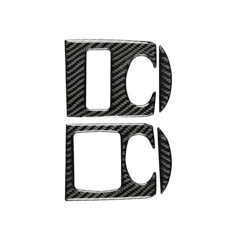 Adesivo decorativo per pannello sollevatore in fibra di carbonio per auto per Audi TT 8n 8J MK123 TTRS 2008-2014, guida a sinistra, Glass Lifter , Left Drive