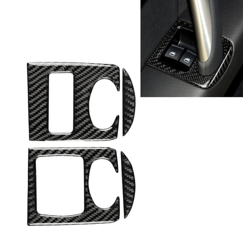 Adesivo decorativo per pannello sollevatore in fibra di carbonio per auto per Audi TT 8n 8J MK123 TTRS 2008-2014, guida a sinistra, Glass Lifter , Left Drive