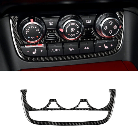 Adhésif décoratif pour air pulsé conditionné en fibre de carbone pour Audi TT 8n 8J MK123 TTRS 2008-2014, guide vers la sortie et le sinistra universel, bouton de climatisation