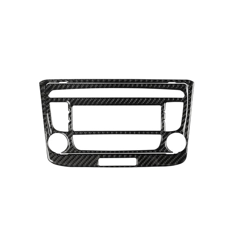 Adhésif décoratif pour panneau CD de l'air conditionné en fibre de carbone pour voiture pour Audi TT 8n 8J MK123 TTRS 2008-2014, guide pour destra ea sinistra universale, style B, panneau CD de climatisation B