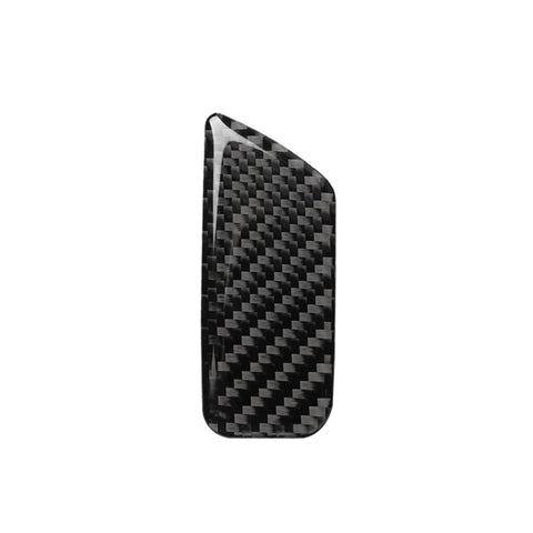 Adhésif décoratif pour interrupteur de commande du siège du passe-passe en fibre de carbone pour voiture pour Audi A3 / 8V 2014-2019, guide vers la gauche, interrupteur de boîte à main, conduite à gauche