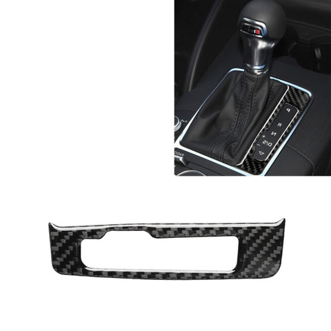 Adhésif décoratif pour le changement de vitesse en fibre de carbone pour voiture pour Audi A3 / 8V 2014-2019, guide de direction, cadre de changement de vitesse, conduite à droite