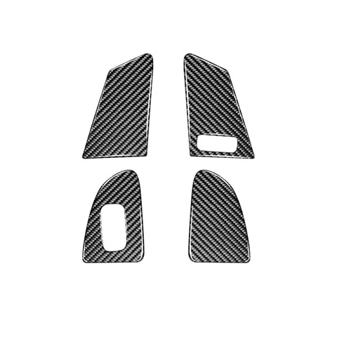 4 pezzi adesivi decorativi per pulsanti di sollevamento finestrini in fibra di carbonio per auto per Volvo V60 / XC60 2010-2017 / S60 2010-2018, guida a destra, Window Lifting Button, Right Drive C - Novalix Store