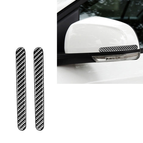Striscia anticollisione per specchietto retrovisore in fibra di carbonio per auto da 2 pezzi per Chevrolet Cruze 2009-2015, guida a destra ea sinistra universale, Rearview Mirror Anti-collision Strip