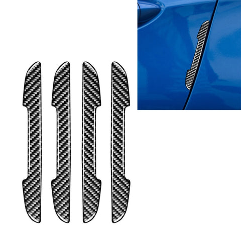 Striscia paraurti anti-collisione laterale in fibra di carbonio per auto da 4 pezzi per Chevrolet Cruze 2009-2015, guida a destra e a sinistra universale, Side Anti-collision Strip
