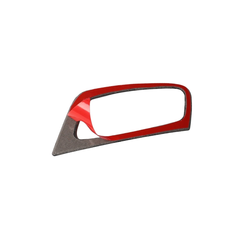 Car Carbon Fiber Solid Color Key Hole Decorative Sticker for BMW E70 X5 / E71 X6 2009-2013, Left Drive, Key Hole