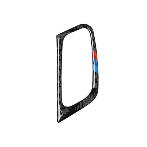 Adesivo decorativo tricolore in fibra di carbonio per foro chiave BMW