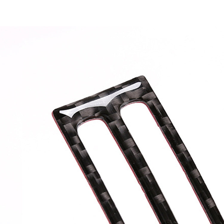 Car Carbon Fiber Solid Color Rear Air Outlet Decorative Sticker for BMW E70 X5 / E71 X6 2009-2013, Left and Right Drive Universal, Rear Air Outlet