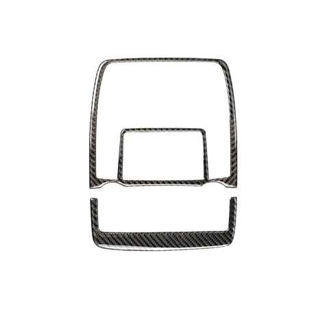 Adesivo decorativo per luce di lettura in tinta unita in fibra di carbonio 2 in 1 per BMW E70 X5 / E71 X6 2008-2013, guida a destra ea sinistra universale, Reading Light