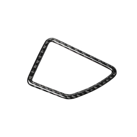 Adhésif décoratif pour support d'air sur croûte en teinte unitaire en fibre de carbone 2 en 1 pour BMW E70 X5 / E71 X6 2008-2013, guide vers l'avant, sortie d'air du tableau de bord