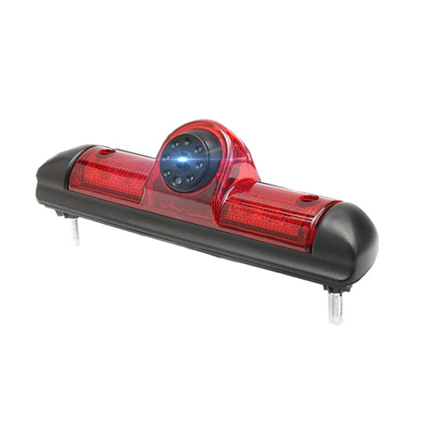 PZ460 Telecamera per luce freno HD impermeabile ad alta posizione per auto + monitor retrovisore da 7 pollici per Fiat / Citroen / Peugeot, PZ460 + 7 pollici Rearview Monitor