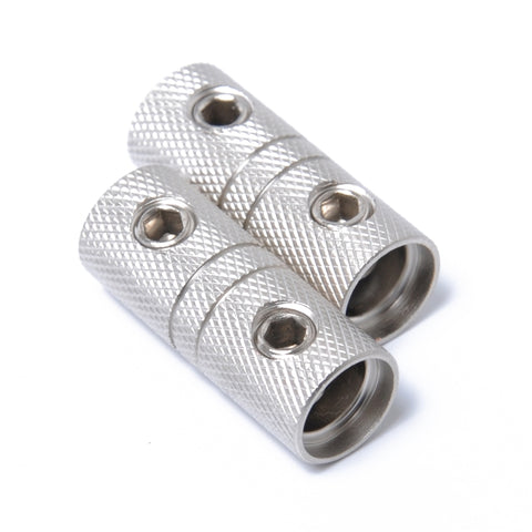 2 pezzi connettore di testa terminale accoppiatore filo 4GA AWG vite di fermo per cilindro di giunzione, 4GA AWG - Novalix Store