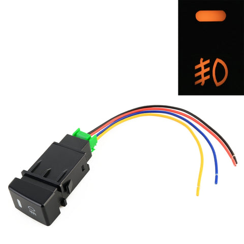 Interruttore a pulsante on-off per fendinebbia per auto per Isuzu, con cavo, For Isuzu, with Cable