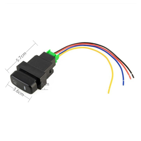 Interruttore a pulsante on-off per fendinebbia per Mitsubishi, con cavo, For Mitsubishi, with Cable