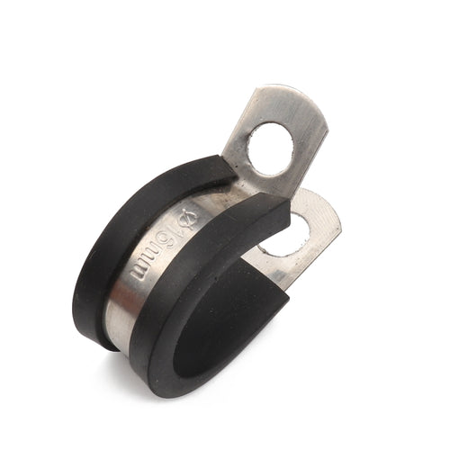 10 PCS Car Rubber Cushion Pipe Clamps Stainless Steel Clamps, Size: 3/4 inch (19mm), Size: 3/4 inch (19mm)