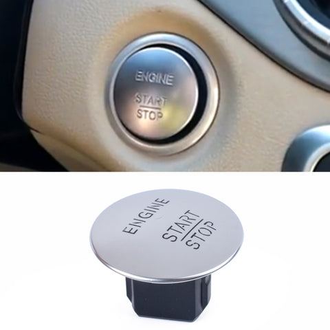 Bouton pulsé sans clé pour l'alimentation du moteur avec interrupteur sans clé 2215450514 pour Mercedes-Benz W164 W205, argent