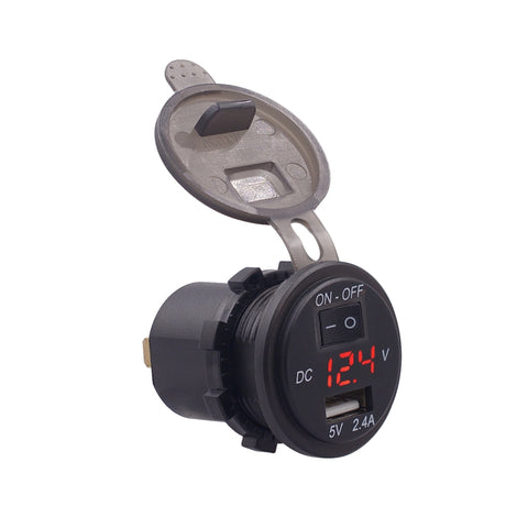 Adattatore Universale per Presa Auto con Caricabatterie USB Singolo