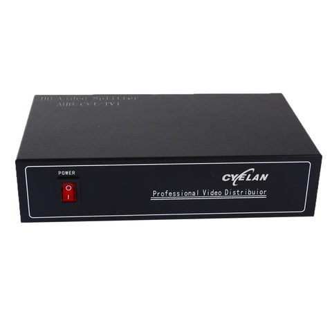 Splitter di segnale video coassiale AHD/CVI/TVI 2 in 4, 2 in 4
