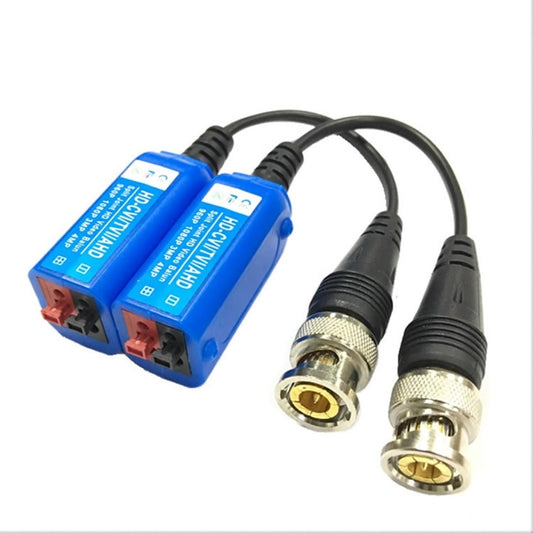 balun-video-passivo-coassiale-hd-cvi-ahd-tvi-1-canale-senza-viti-2-pezzi - immagine 1