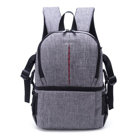 Borsa per fotocamera imbottita antiurto con tracolla in nylon impermeabile multifunzionale per fotocamere DSLR Nikon Canon