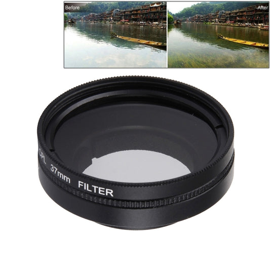 Filtro CPL 37mm e Copriobiettivo per Xiaomi Xiaoyi Yi II 4K Action