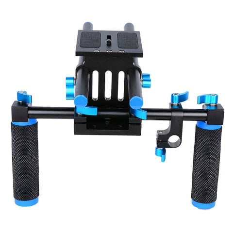 YELANGU YLG0102A-A01 Kit di supporto per montaggio a spalla a doppia maniglia DSLR Rig, YLG0102A-A01