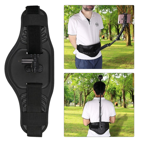 Cinghia di montaggio in vita con adattatore per GoPro Hero e altre