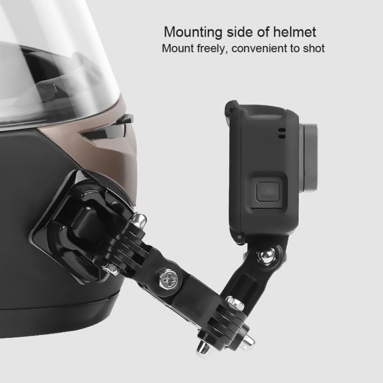 Cycling Helmet Adhesive Multi-Joint Arm Fixed Mount Set with J-Hook Buckle Mount & Screw for GoPro, Insta360, DJI and Other Action Cameras              ...