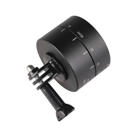 Adattatore per testa treppiede stabilizzatore time lapse con rotazione automatica a 360 gradi per GoPro, 60 Minutes