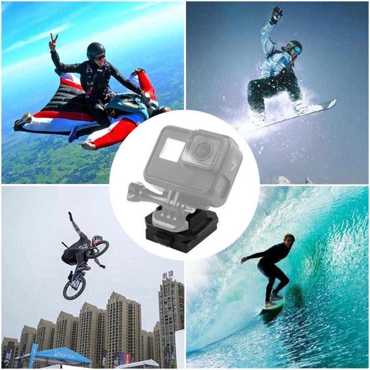 Aluminium Alloy Helmet Selfie Stand for Action Cameras