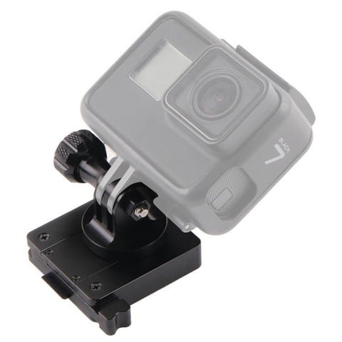 Supporto in alluminio GP244-B per GoPro Hero11 Black / HERO10 Black /9 Black /8 Black /7 /6 /5 /5 Session /4 Session /4 /3+ /3 /2 /1, DJI Osmo Action e altre action camera eBase di montaggio NVG, GP244-B