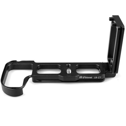 PIÙ FORTE LB-Z7 Maniglia per fotocamera Piastra a sgancio rapido L per Nikon Z6/Z7, Nikon Z6/Z7