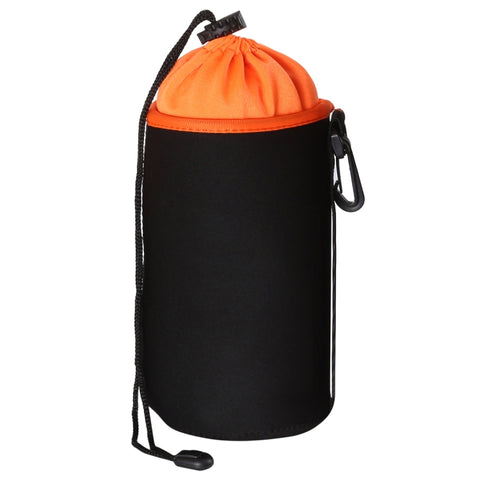Borsa per obiettivo fotocamera reflex Borsa per obiettivo singolo micro Borsa per bile interna per obiettivo Custodia protettiva impermeabile più ispessimento in velluto, Diametro: 10 cm, Altezza: 18 cm, Diameter: 10cm, Height: 18cm