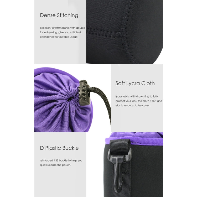 Camera Lens Bag - Waterproof Protective Case for DSLR Lenses