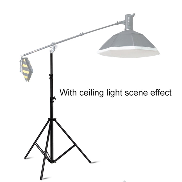 Supporto per buffer a molla per illuminazione professionale in metallo, altezza 3 m, per flash da studio