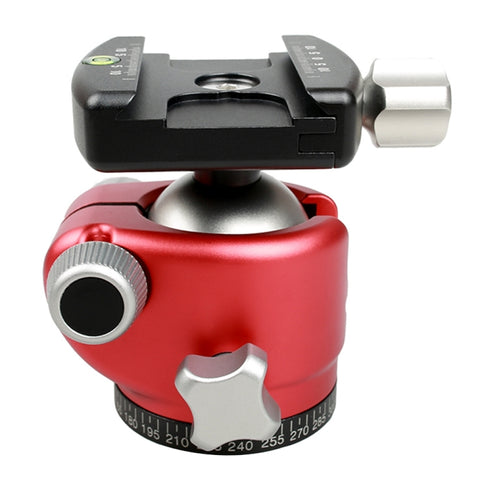 FITTEST X4 Testa a sfera panoramica con baricentro basso e forza di bloccaggio elevata con piastra a sgancio rapido per DSLR e fotocamere digitali, carico massimo 10 kg, YT040 X4