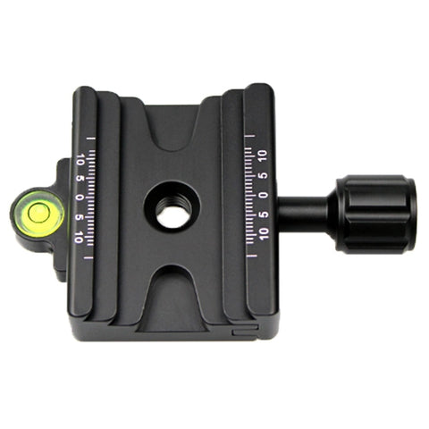 FCD-1 Supporto per piastra adattatore con morsetto a sgancio rapido con manopola a doppio uso per piastra a sgancio rapido SLIDEFIX da 39 mm Arca / 32 mm, FCD-1