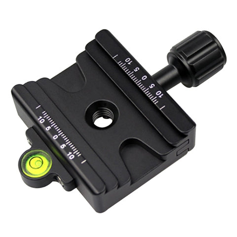 FCD-1 Supporto per piastra adattatore con morsetto a sgancio rapido con manopola a doppio uso per piastra a sgancio rapido SLIDEFIX da 39 mm Arca / 32 mm, FCD-1