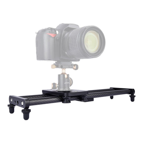 YELANGU L40T Binario di scorrimento in fibra di carbonio da 40 cm per fotocamere reflex/videocamere, L40T 40cm