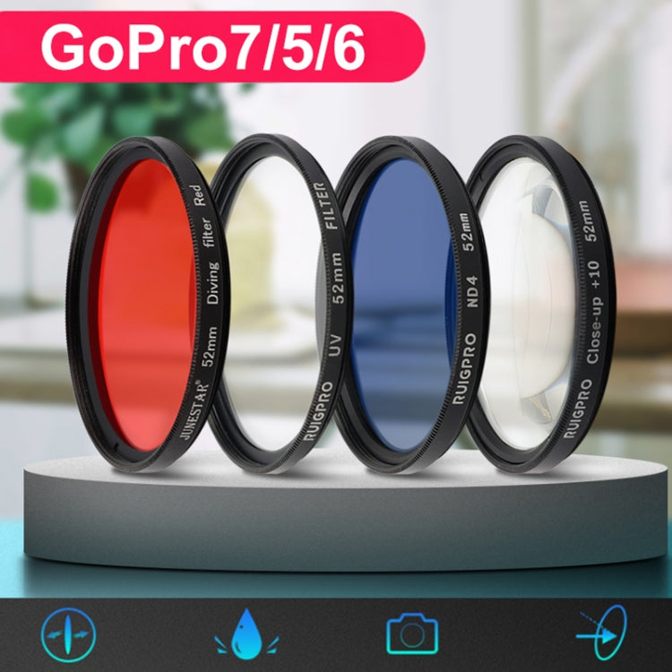 Professional 10X Close-Up Lens Filter for GoPro HERO 7/6/5