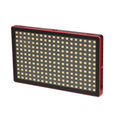 Litu Foto L28 Pocket 228 LED Professionale Vlogging Fotografia Video e Photo Studio Luce per fotocamere DSLR Canon/Nikon, L28 Nera, L28 Rossa