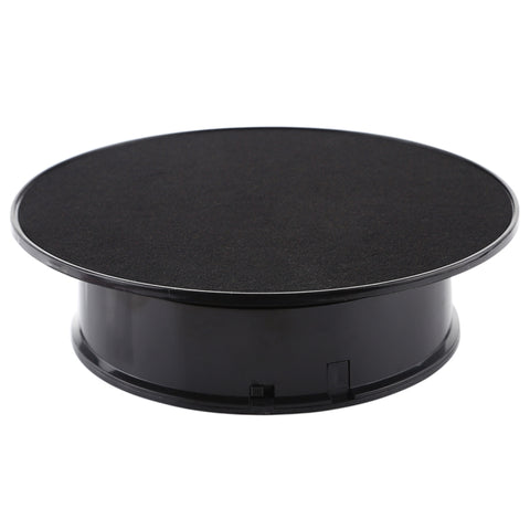 Giradischi elettrico girevole da 20 cm a 360 gradi, supporto per fotografia, puntelli per riprese video, giradischi, carico 1,5 kg, alimentato da batteria e USB, 20cm/Powered by Battery or USB(B), 20cm/Powered by Battery or USB(W)����������������������...