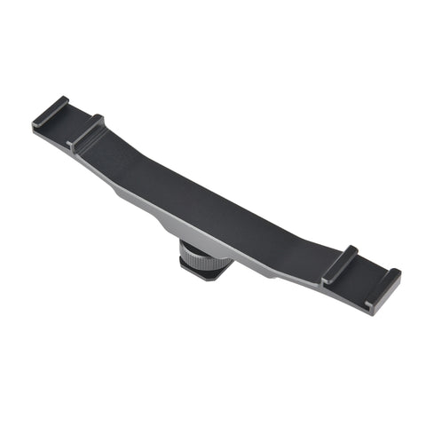 YELANGU YLG0702A Staffa di estensione in lega di alluminio con doppio adattatore per montaggio su slitta calda fredda, Dual Cold Hot Bracket