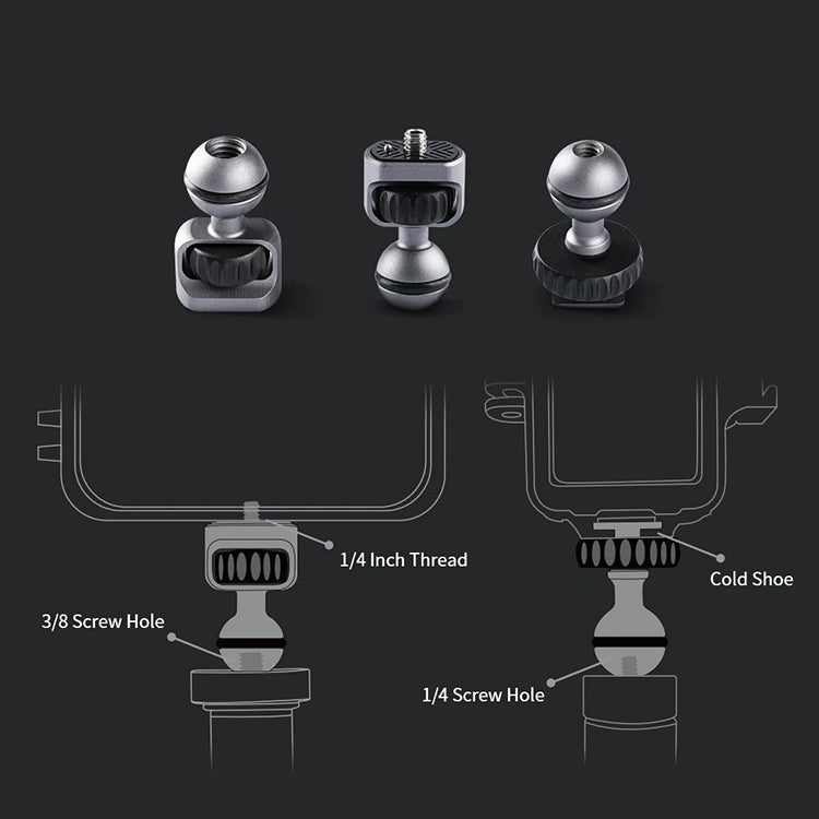 PGYTECH Supporto per staffa per braccio magico con regolazione a 360 gradi per fotocamera reflex